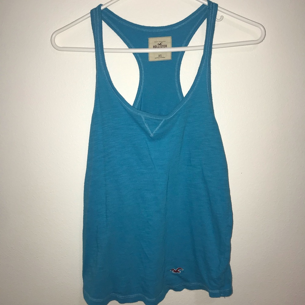 Blue Hollister tank top